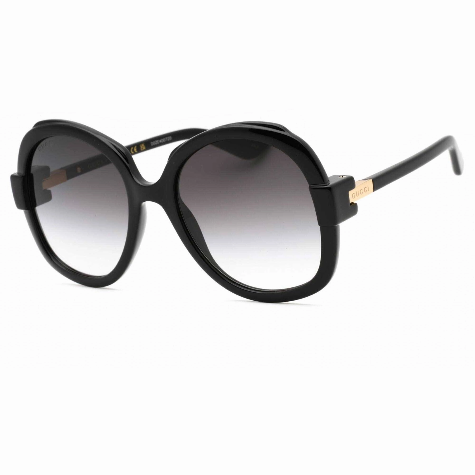 Gucci Women's Sunglasses - Black Oversized Full Rim Plastic Frame | GG1432S 001