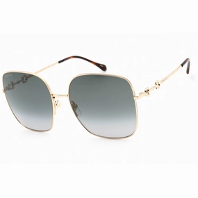 Gucci Women's Sunglasses - Gold Square Metal Full Rim Frame Grey Lens | GG0879S 001