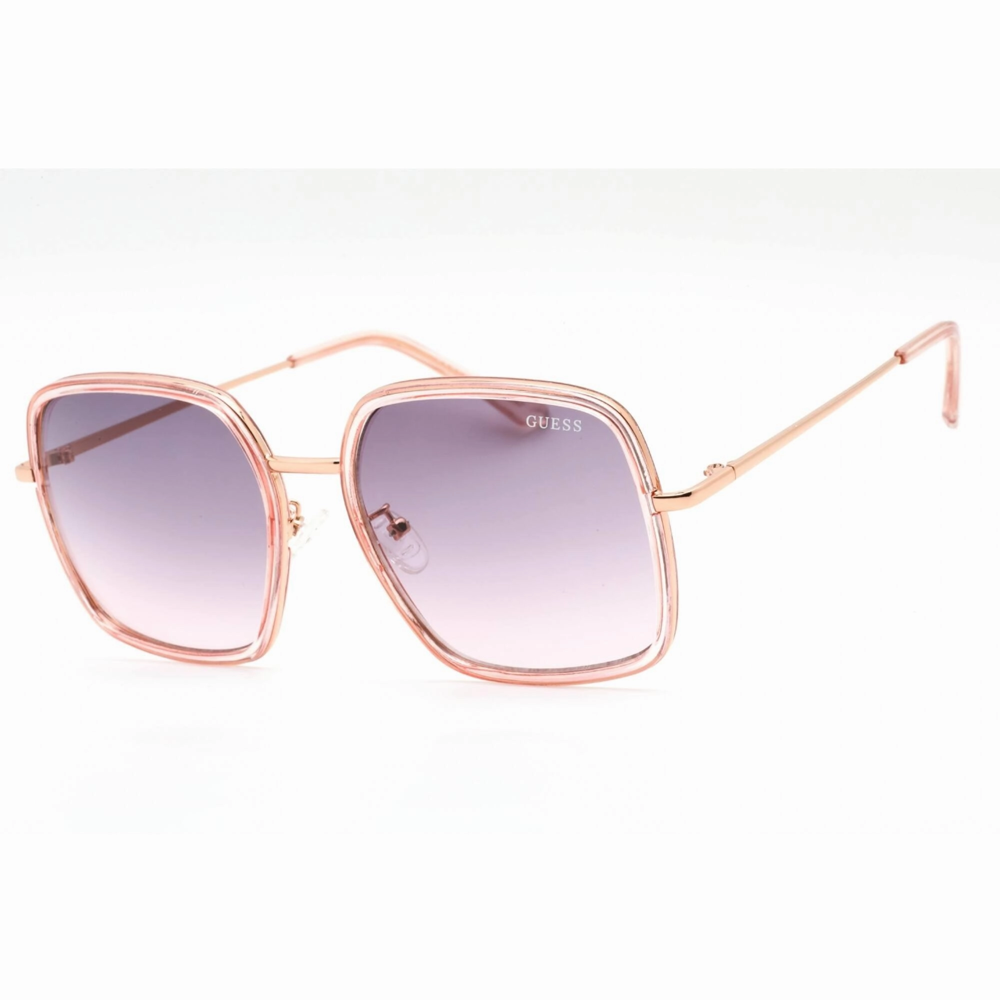 Guess Factory Women's Sunglasses - Metal Frame Gradient Bordeaux Lens | GF0389 28T