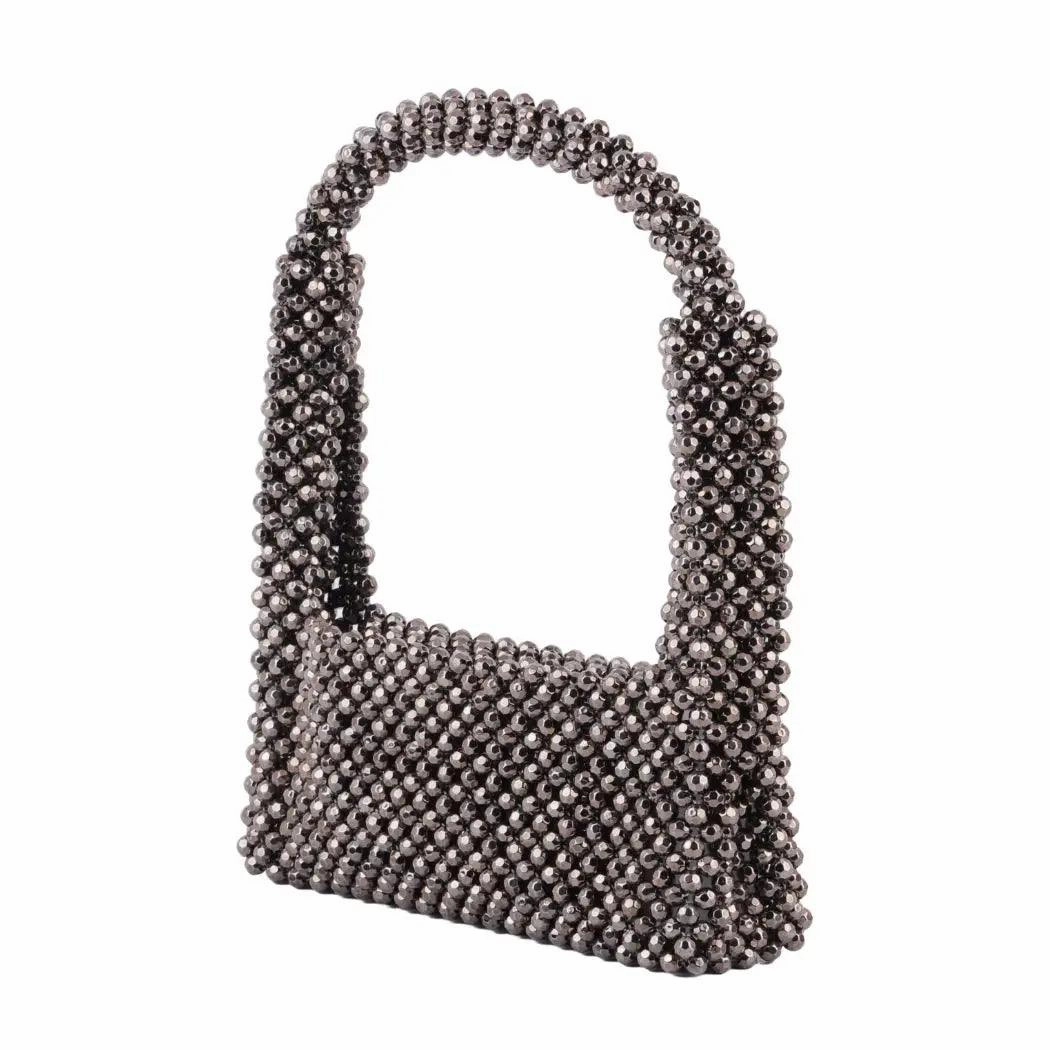 Hand-Sewn Beaded Satchel