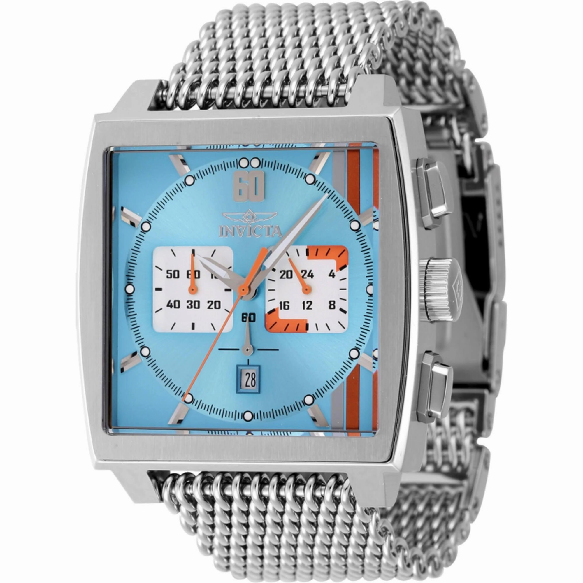 Invicta Men's Watch - S1 Rally Chrono Light Blue and White Dial Bracelet | 47245