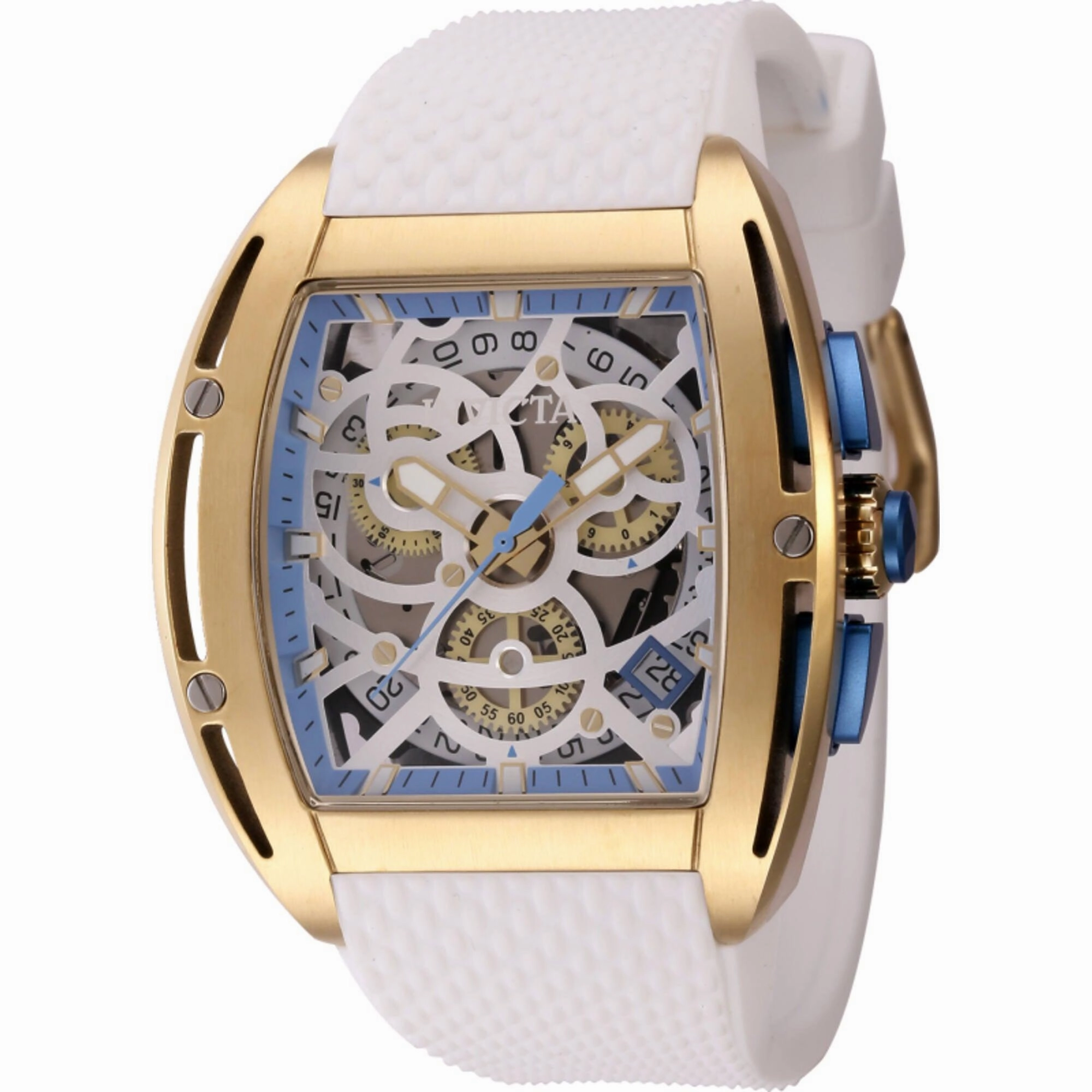 Invicta Men's Watch - S1 Rally Chronograph Light Blue and Silver Dial Strap | 45185