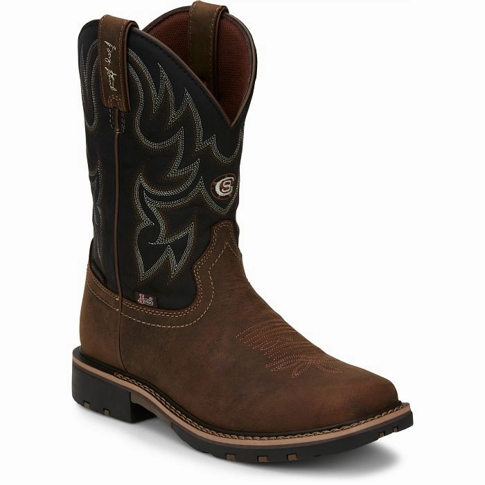 Justin Boots GR9062 George Strait Fireman Mens Cowboy Boots