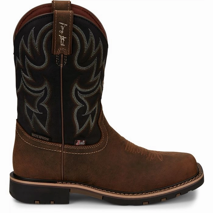 Justin Boots GR9062 George Strait Fireman Mens Cowboy Boots