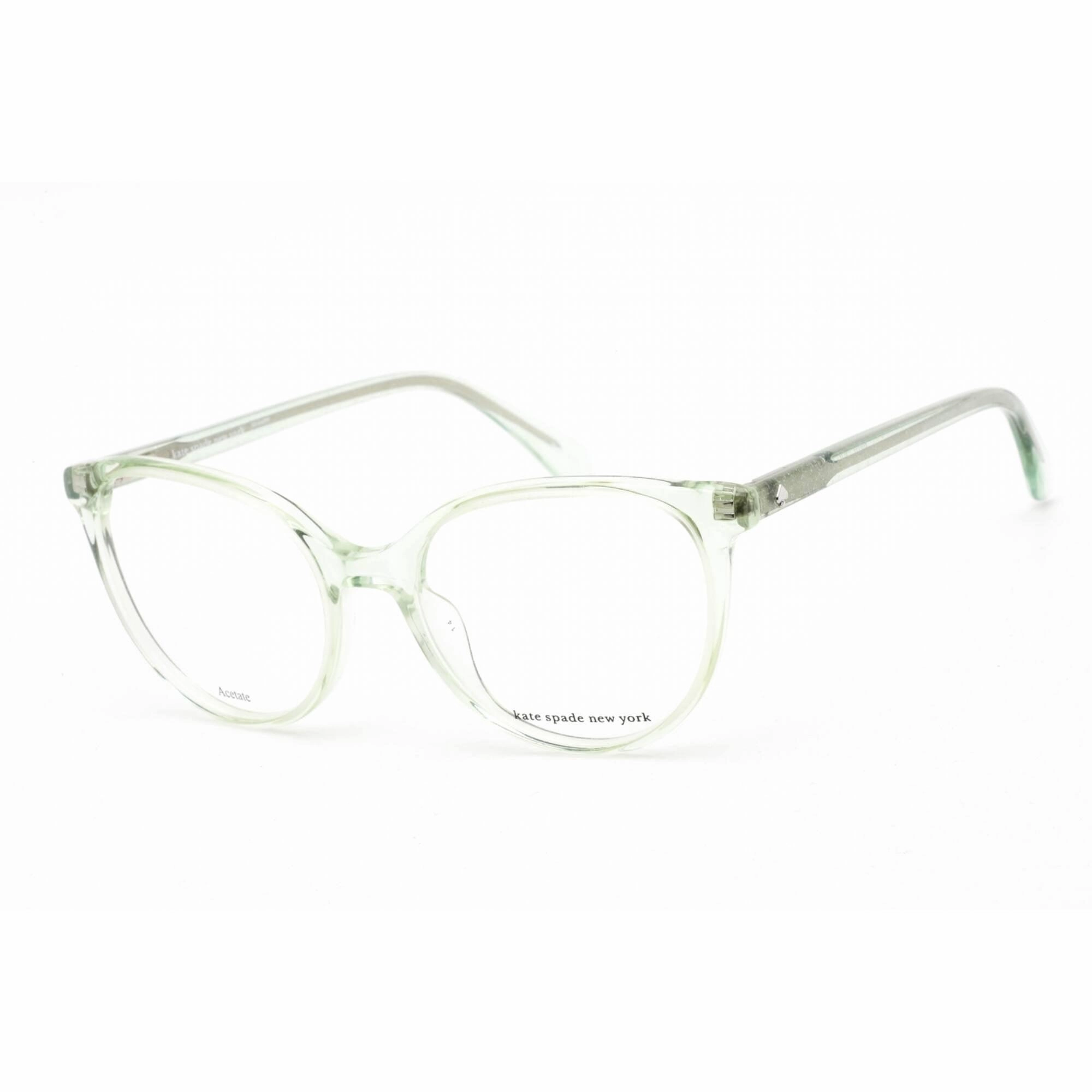 Kate Spade Men's Eyeglasses - Cat Eye Transparent Light Green Plastic | Adelle 1ED