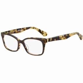 Kate Spade Women's Eyeglasses - Brown Havana Plastic Frame | KATE SPADE JERI 0WR9