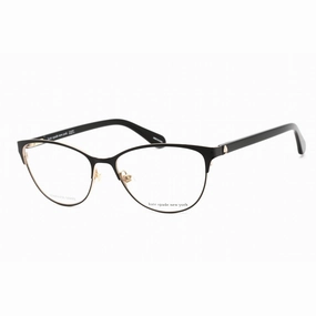 Kate Spade Women's Eyeglasses - Clear Lens Black Metal Cat Eye Frame | HADLEE 0807 00