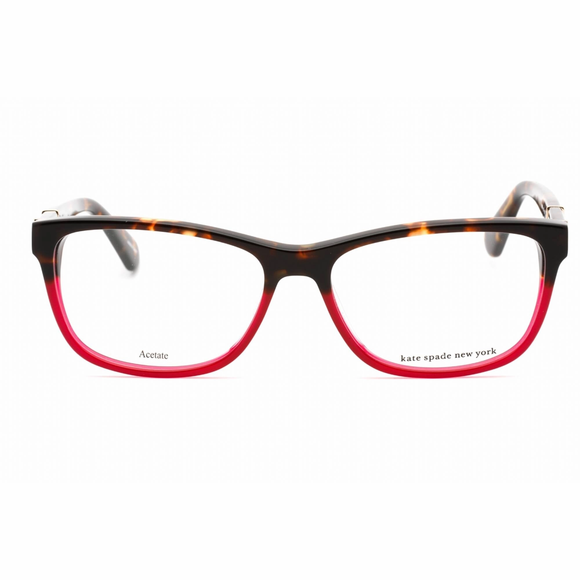 Kate Spade Women's Eyeglasses - Dark Havana Burgundy Plastic Frame | Myrna 065T 00