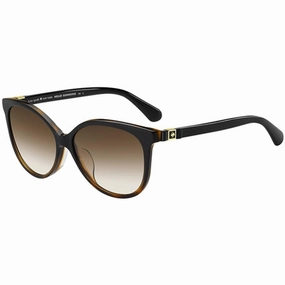 Kate Spade Women's Sunglasses - Dark Havana Acetate Cat Eye Frame | BRIEANNA/F/S 086