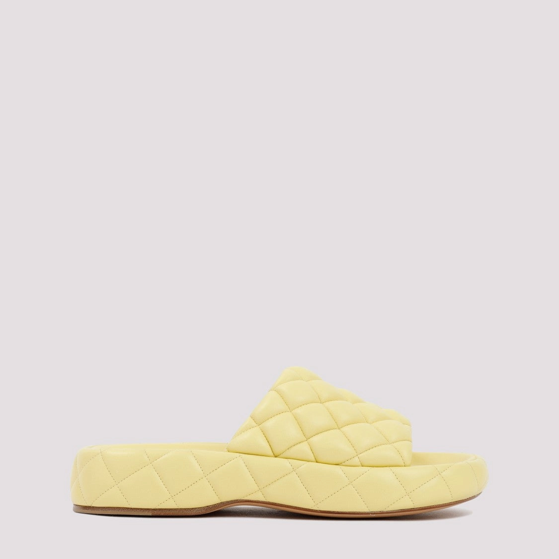 Lemonade Padded Leather Sandals