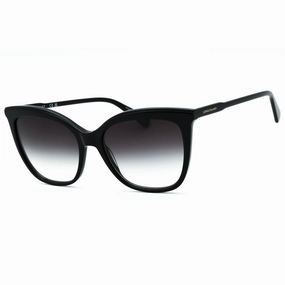 Longchamp Women's Sunglasses - Black Acetate Full Rim Cat Eye Shape Frame| LO729S 001