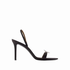 Ludhovica Mignon 90 Sandals - Leather - Black