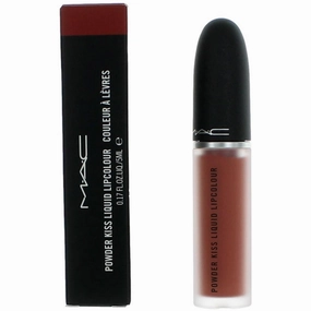 MAC Women's Lipstick - Powder Kiss Liquid Lipcolor, 989 Mull It Over, 0.17 oz