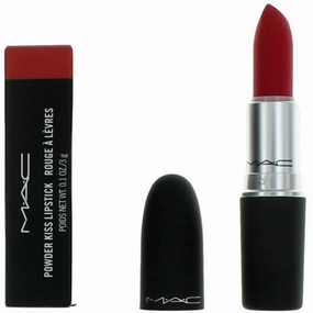 MAC Women's Lipstick - Powder Kiss Moisture-Matte, 306 Shocking Revelation, 0.1 oz