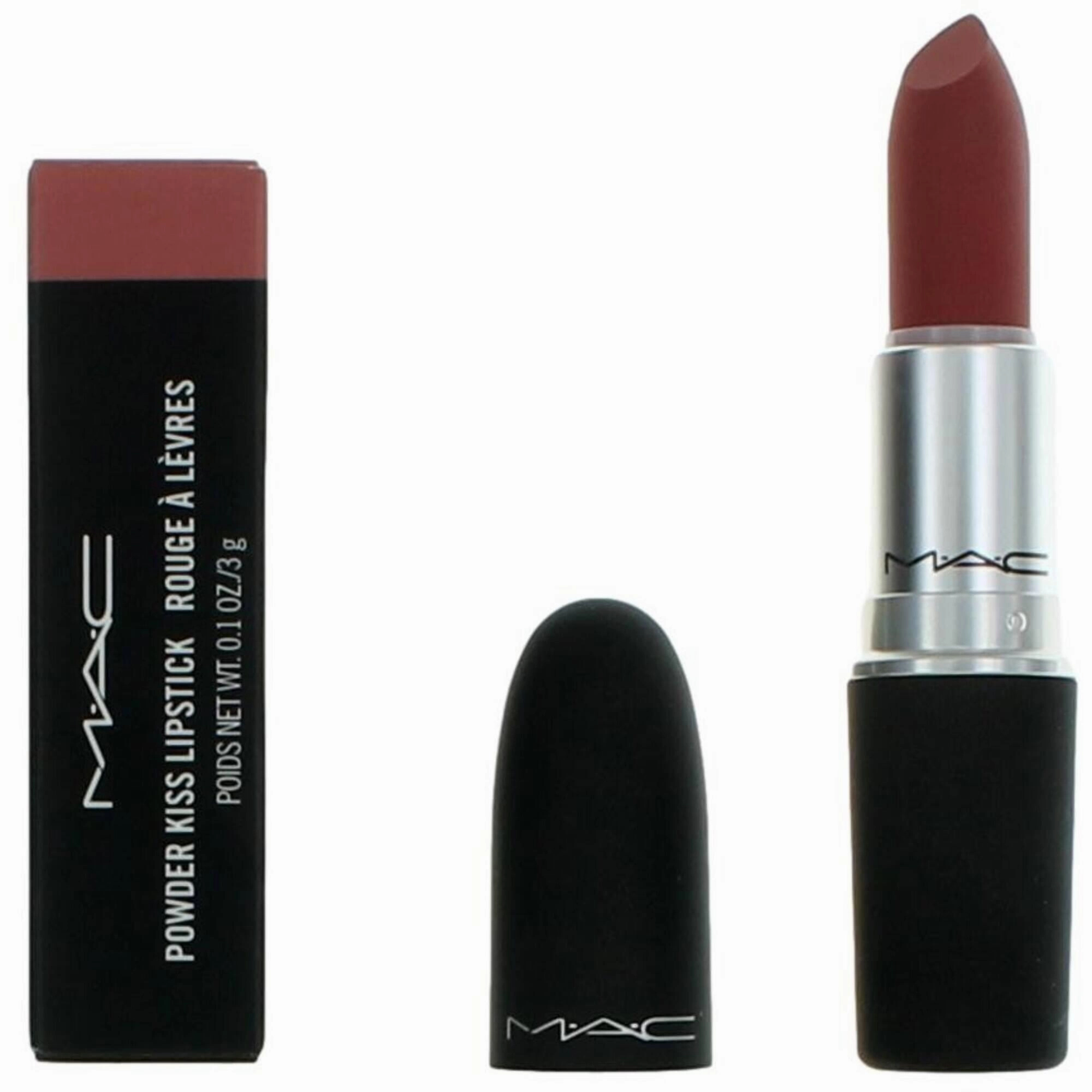 MAC Women's Lipstick - Powder Kiss Moisture-Matte, 921 Sultry Move, 0.1 oz