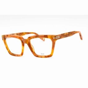 Marc Jacobs Women's Eyeglasses - Brown Marble Plastic Square Shape Frame | MJ 1100 03Y
