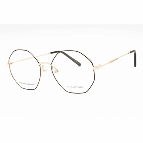 Marc Jacobs Women's Eyeglasses - Gold Black Metal Irregular Frame | MARC 622 0RHL 00