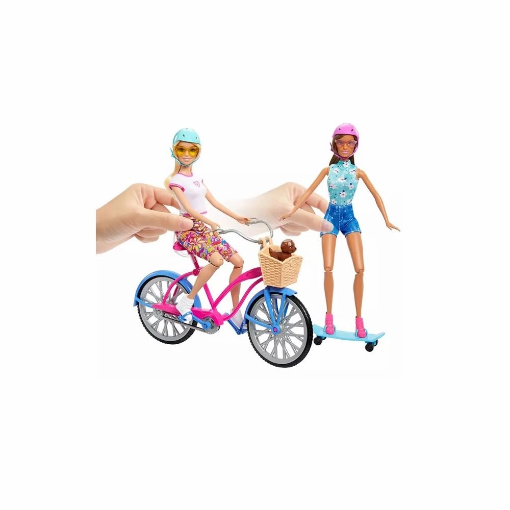 Mattel 990283538 Barbie Outdoor Bike Playset Bundle