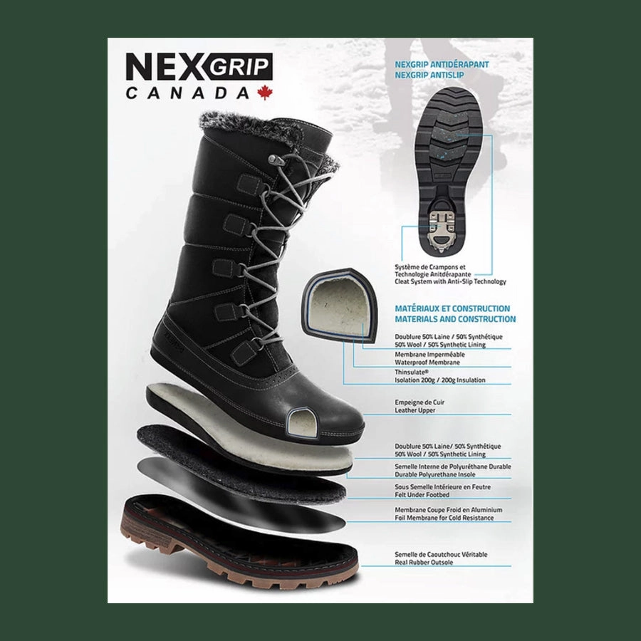 Men's NexGrip Ice Victor 3 Wide 4E