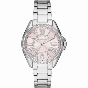 Michael Kors Women's Kacie Quartz Watch with Stainless Steel Strap  Silver  18 Model: MK6929  Silver  One Size  MK6929  Kaycie Three Hand Stainless Steel Watch