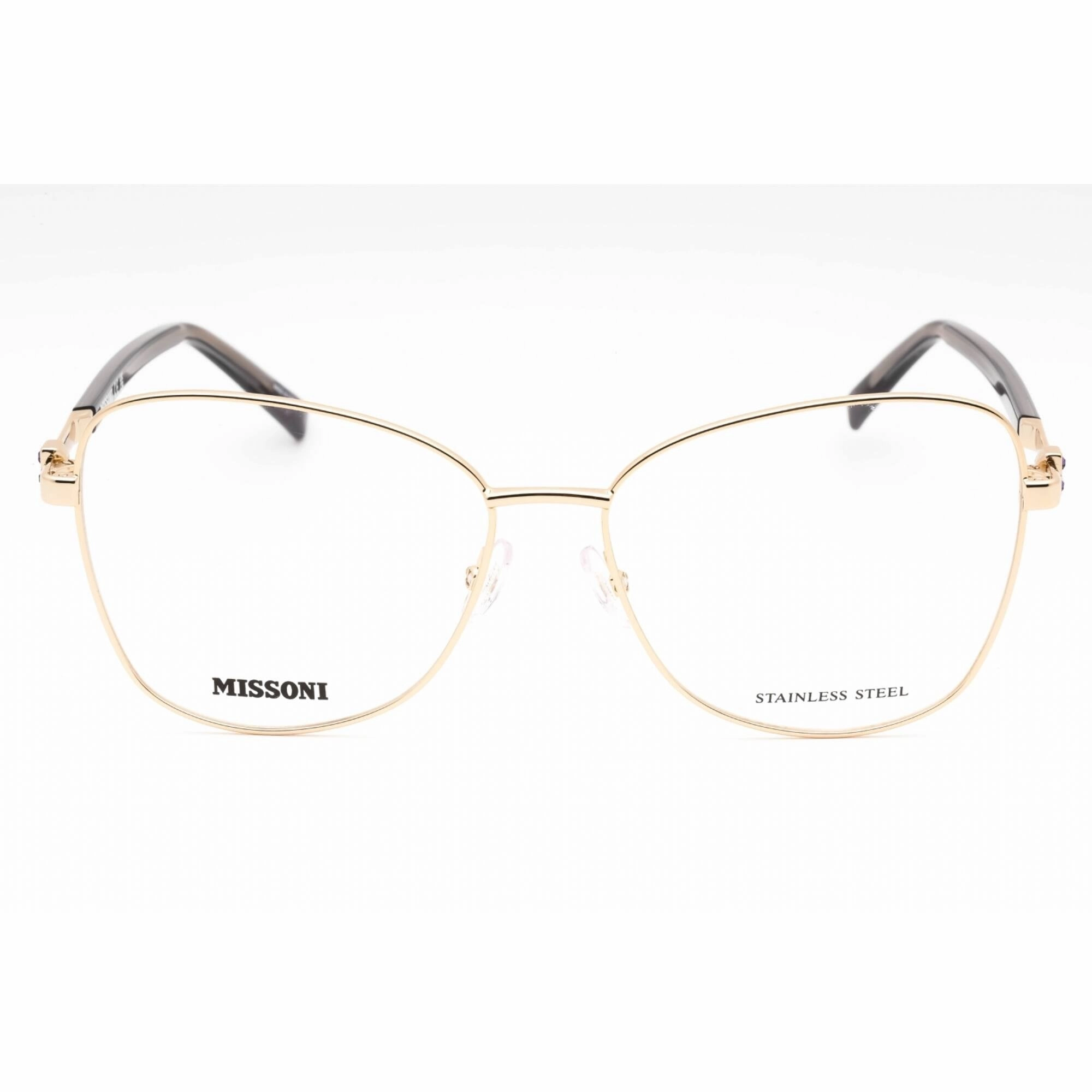 Missoni Women's Eyeglasses - Gold Metal Butterfly Full Rim Frame | MIS 0144 0J5G 00