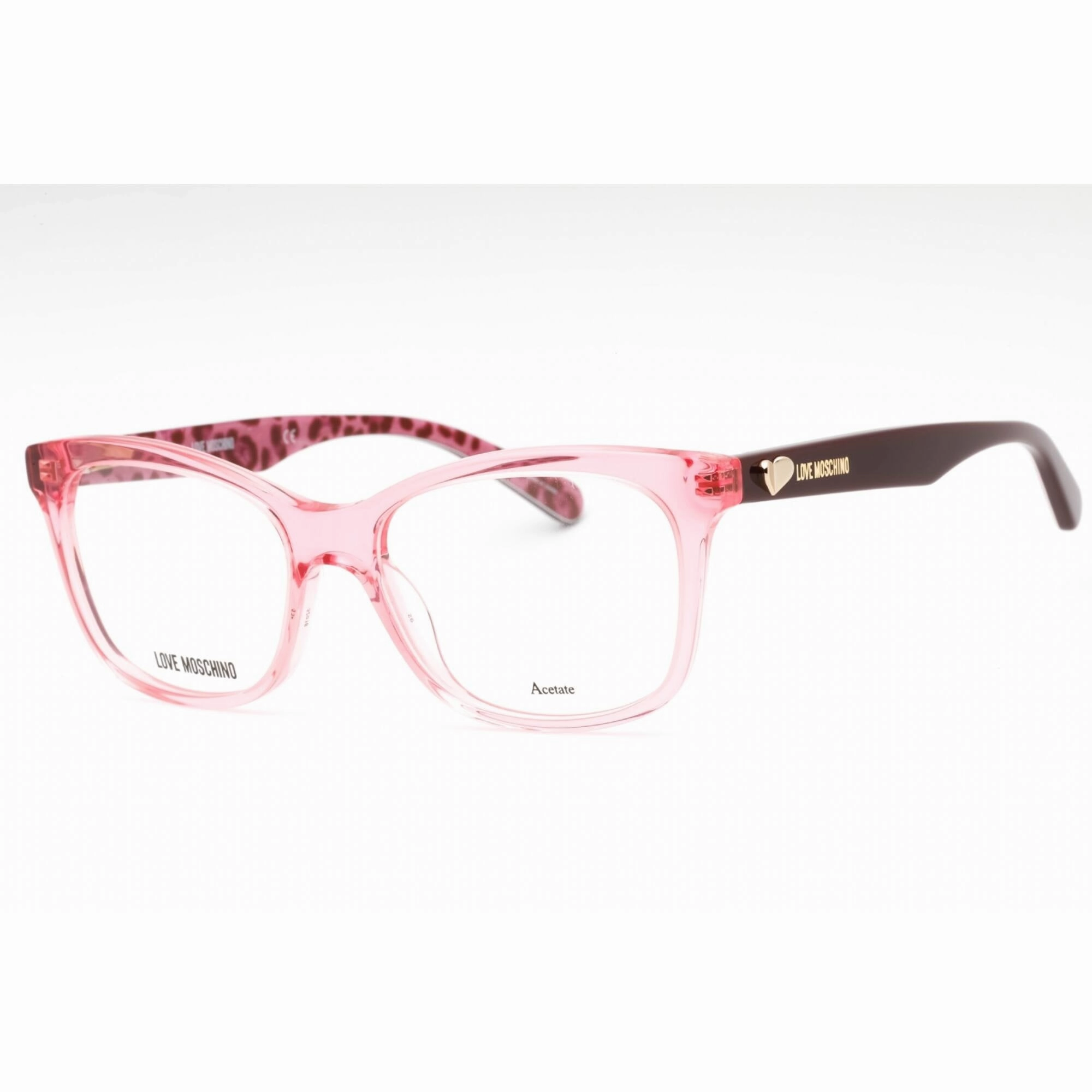 Moschino Love Women's Eyeglasses - Pink Plastic Cat Eye Full Rim | MOL517 035J 00