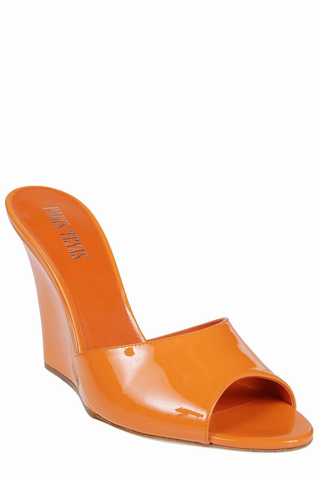 Paris Texas Wanda Open Toe Wedge Mules