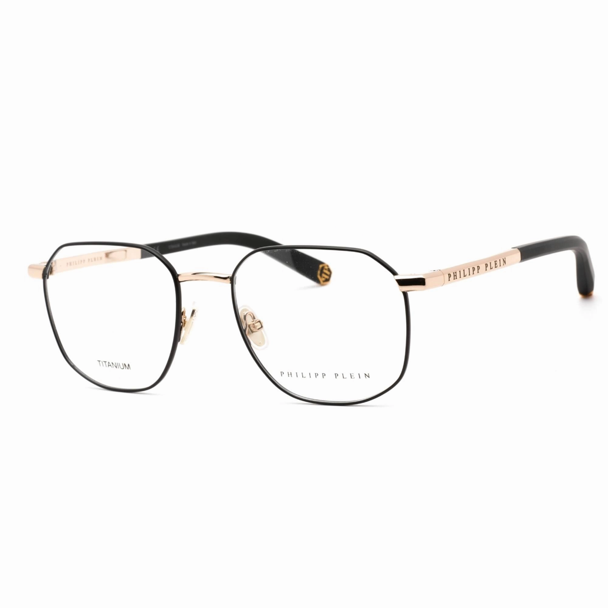 Philipp Plein Women's Eyeglasses - Shiny Rose Gold Rectangular Frame | VPP020M 0302