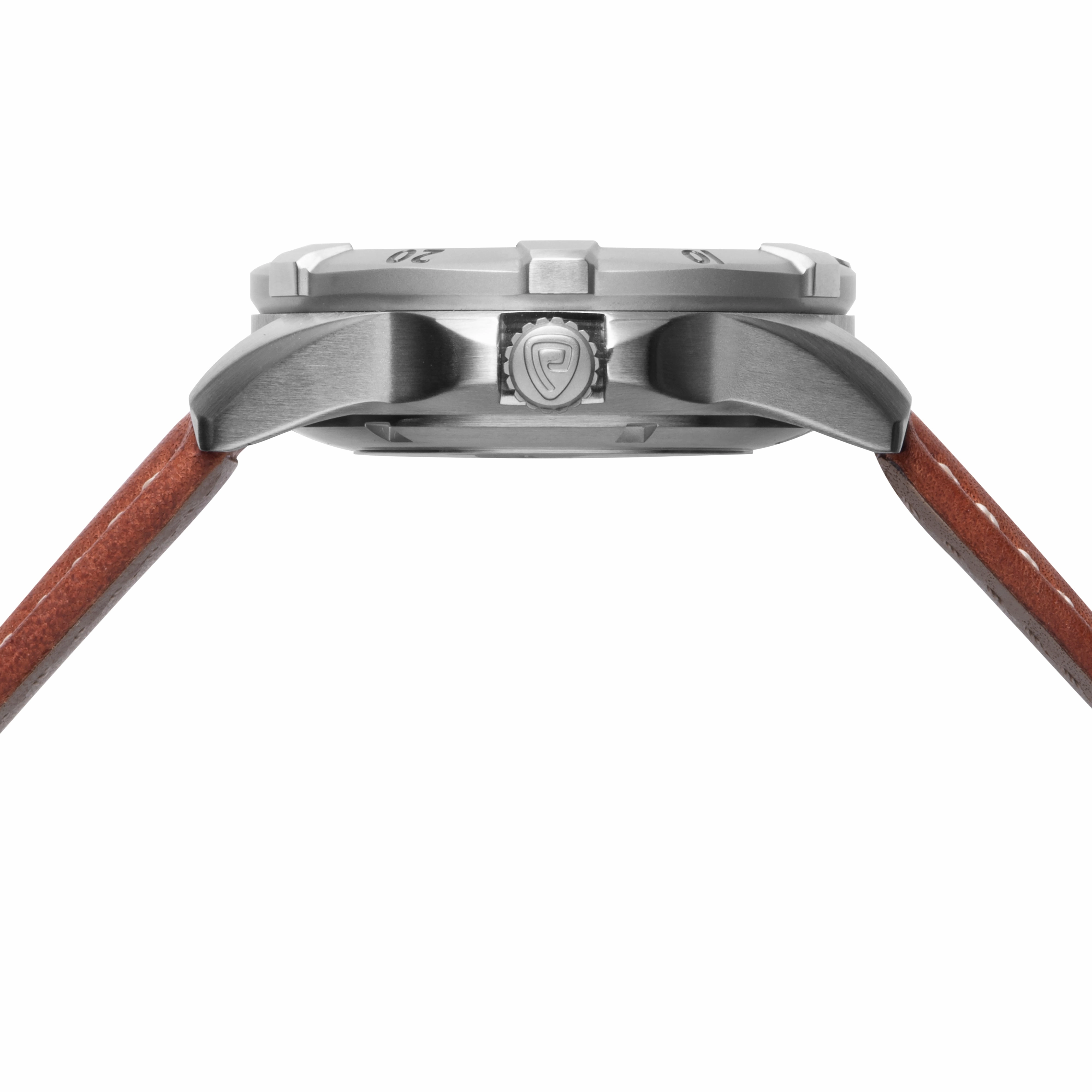 ProTek Men's Watch - Dive Rotating Bezel Automatic Blue Dial Brown Strap | 2203