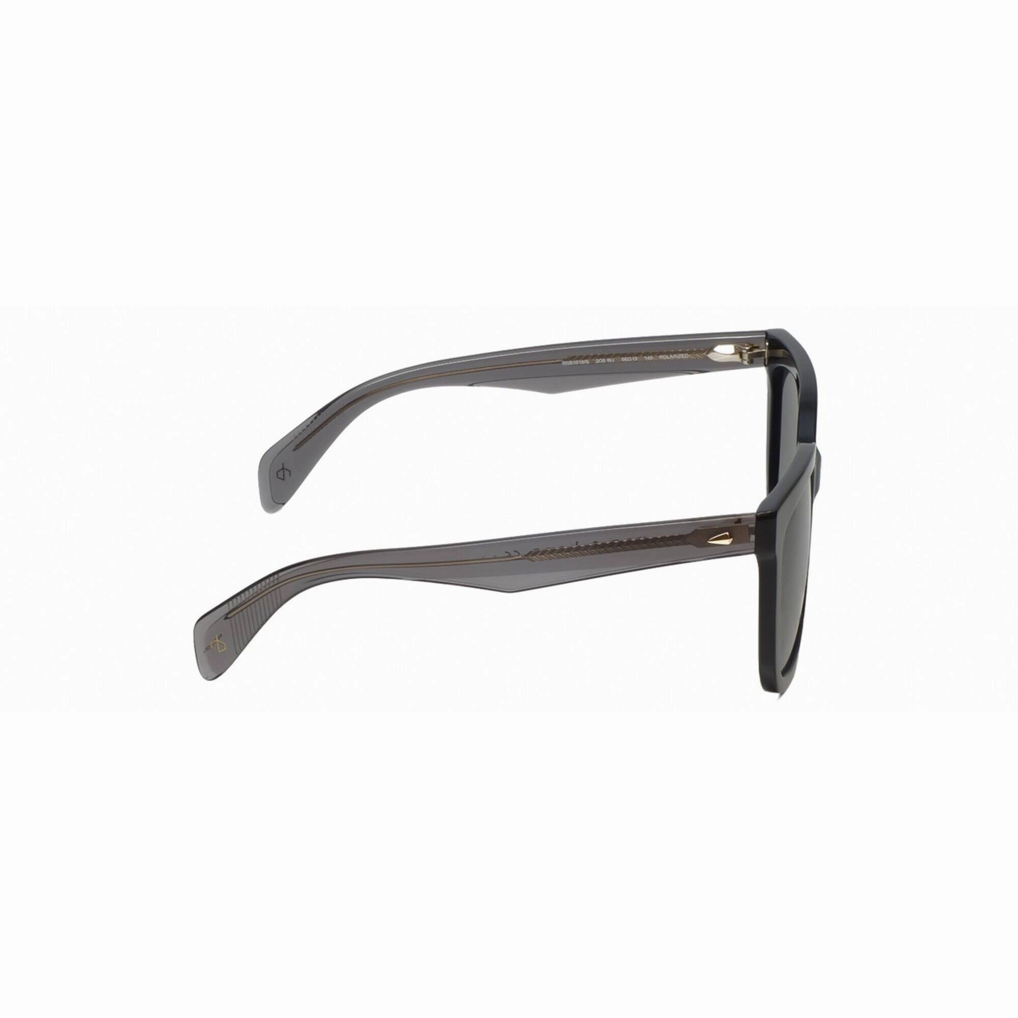 Rag and Bone Women's Sunglasses - Black Frame Polarized Grey Lens | RNB1018/S 02O5/WJ