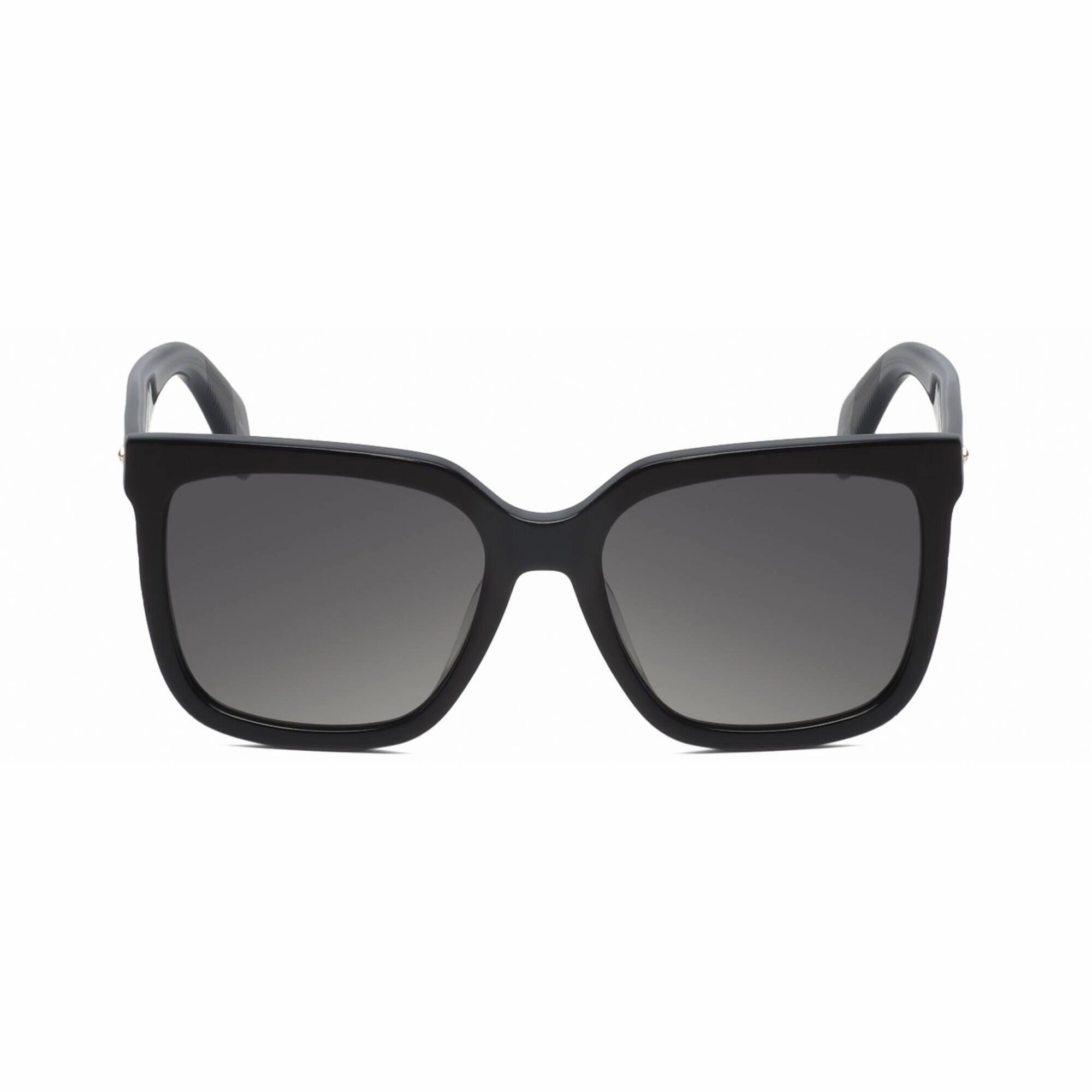 Rag and Bone Women's Sunglasses - Black Frame Polarized Grey Lens | RNB1018/S 02O5/WJ