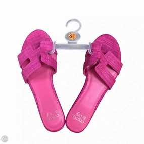 Sandals Flats By Crown And Ivy In Pink, Size: 8.5