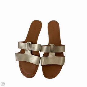 Sandals Flats By J. Crew In Gold, Size: 11