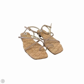 Sandals Flats By Jessica Simpson In Pink & Tan, Size: 8