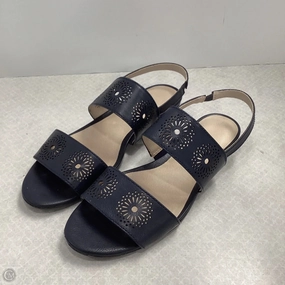 Sandals Flats By Life Stride In Blue, Size: 9.5