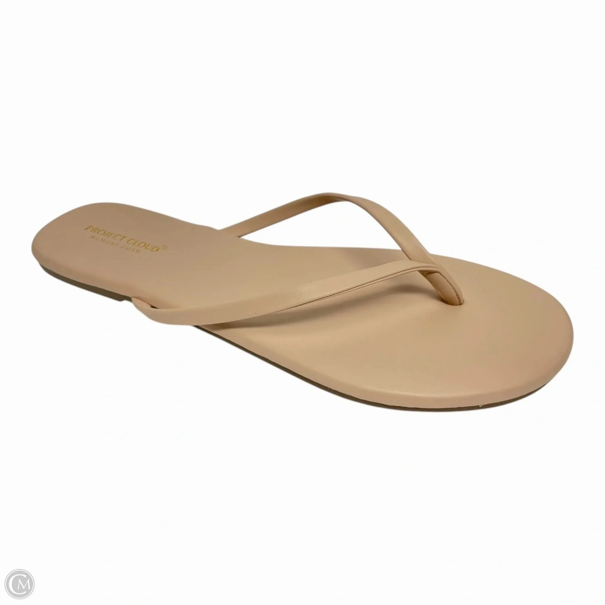 Sandals Flats By Project Cloud In Tan, Size: 8