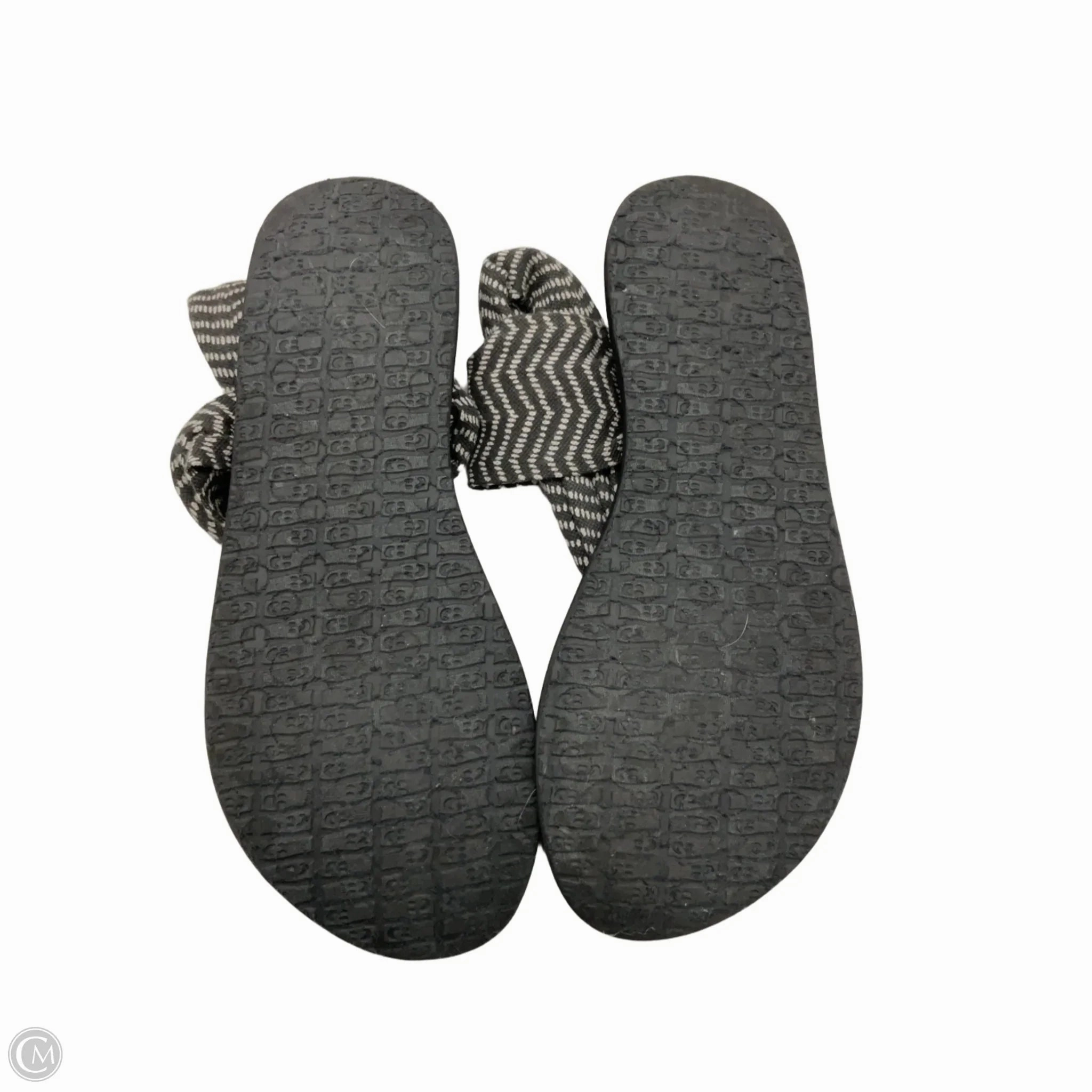 Sandals Flats By Sanuk In Grey, Size: 6