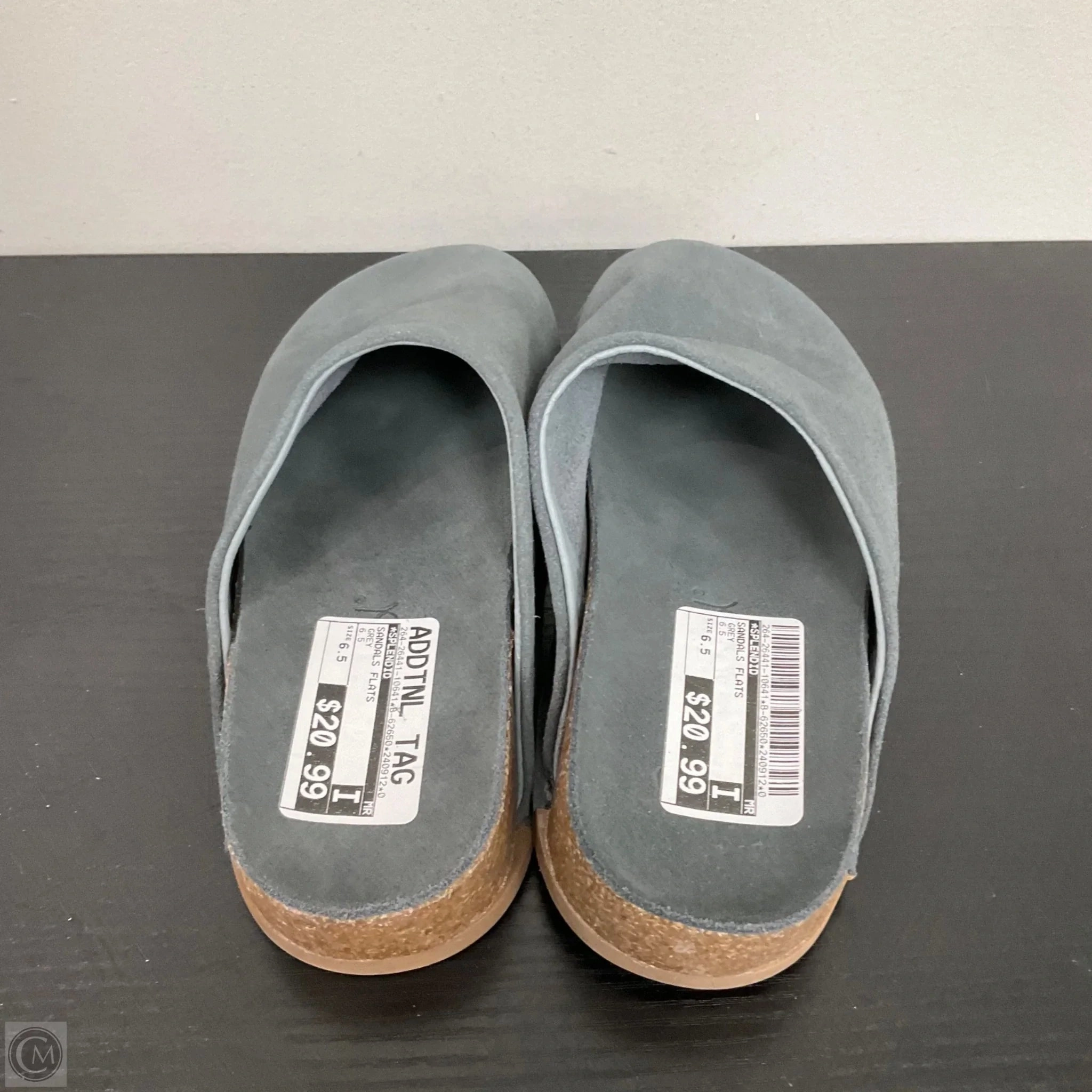 Sandals Flats By Splendid In Grey, Size: 6.5