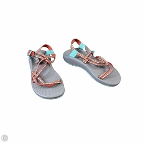 Sandals Sport By Clothes Mentor In Grey & Orange, Size: 11