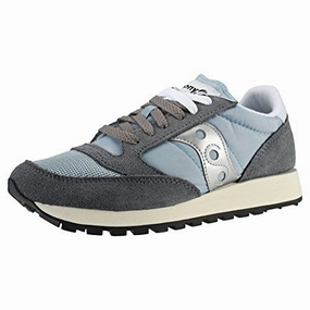 Saucony Damen Jazz Original Vintage Sneakers. Grau Grey Blue White 39