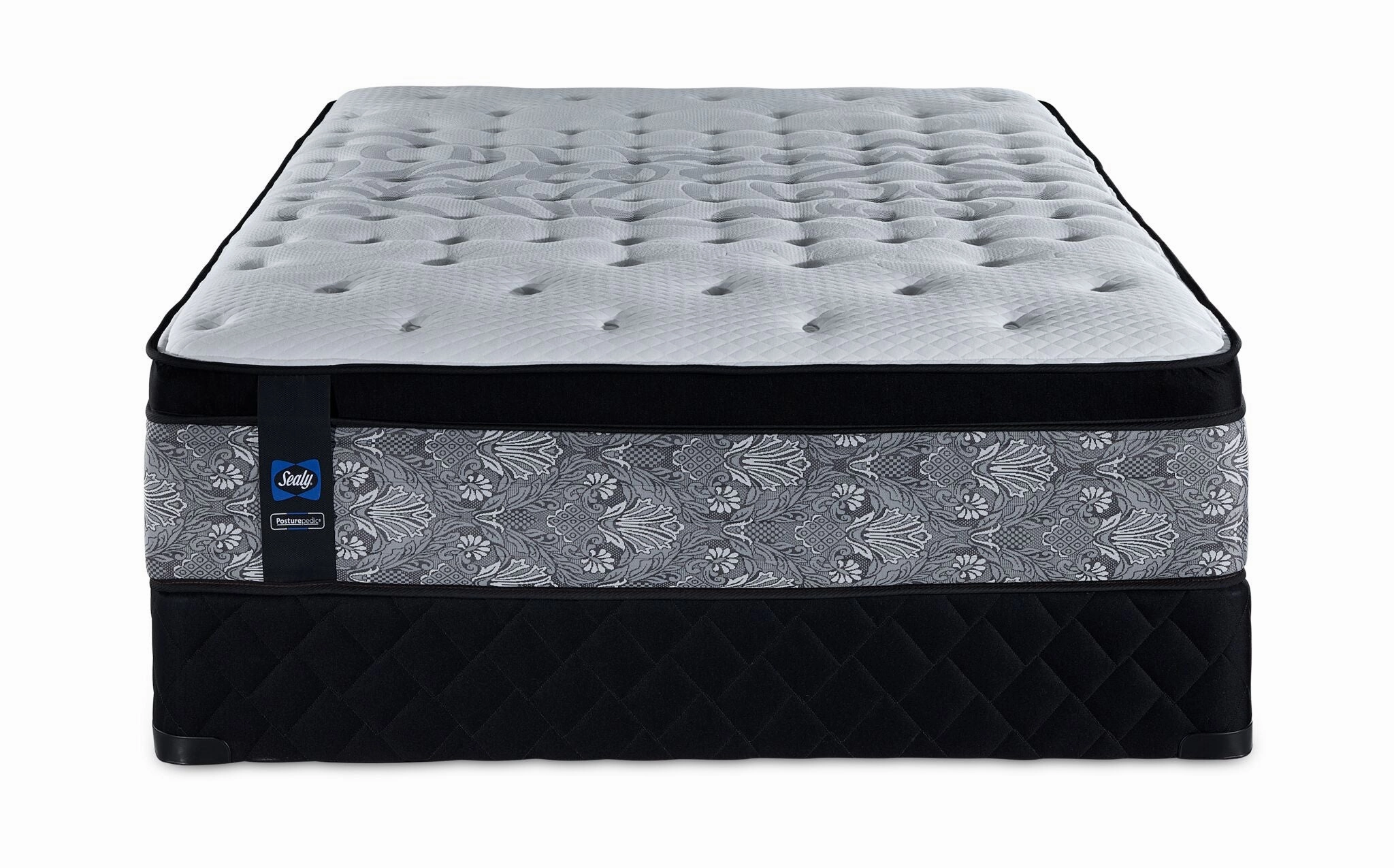 Sealy Posturepedic® Correct Comfort III Firm Eurotop Twin Mattress and Boxspring