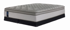 Sealy Posturepedic® Plus Sterling Milana II Luxury Plush Eurotop King Mattress and Low Profile Split Boxspring Set