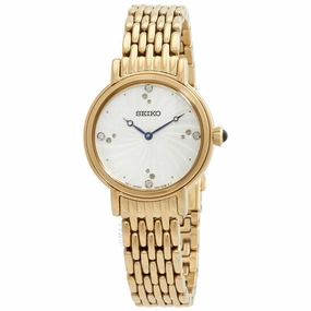 Seiko SFQ804P1 Stainless Steel White Dial Stainless Steel Quartz  Women's Watch