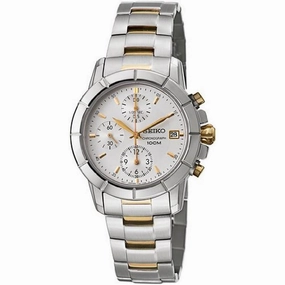 seiko SNDY25P1 Two Tone Bracelet Chronograph  Women's Watch