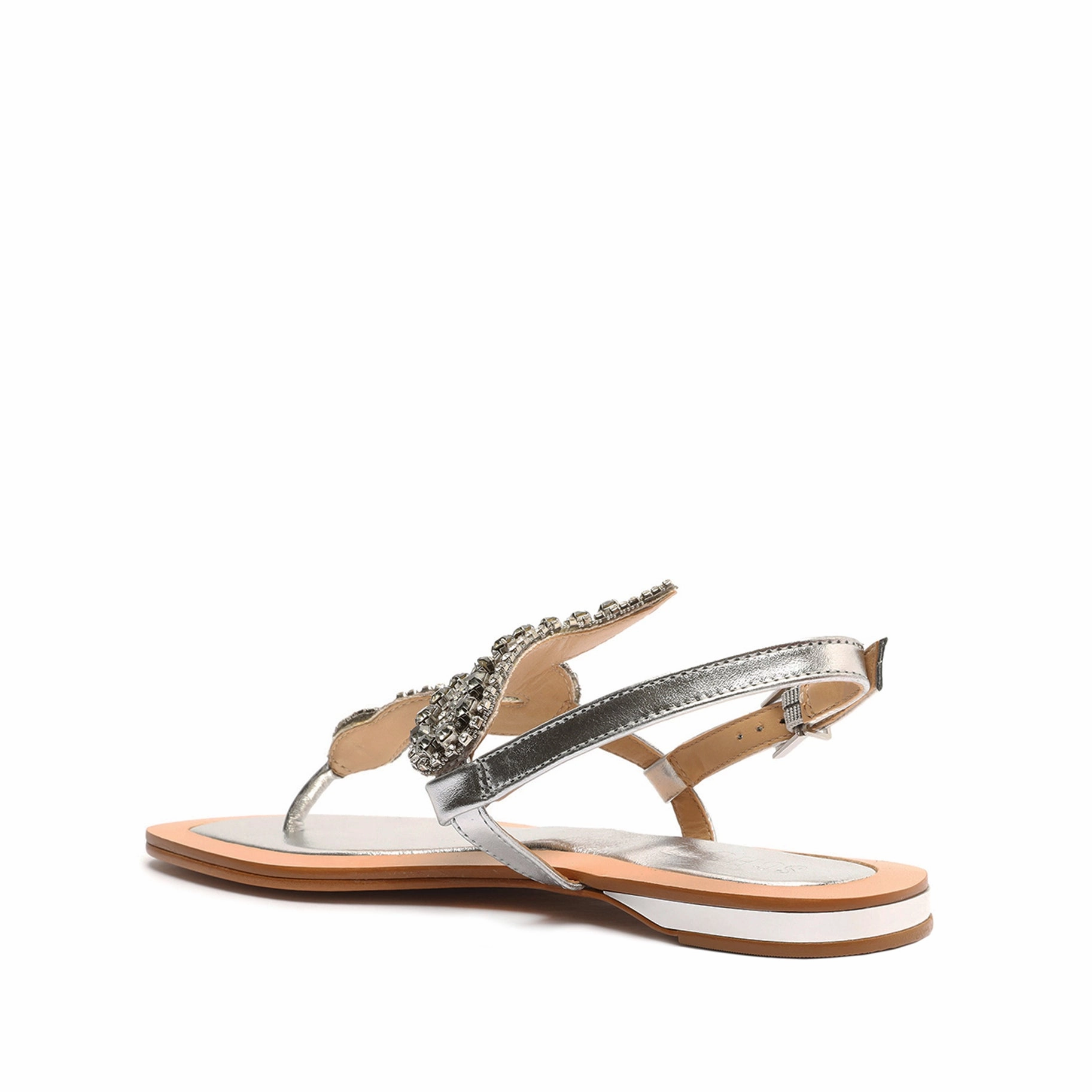 Shantie Metallic Leather Sandal