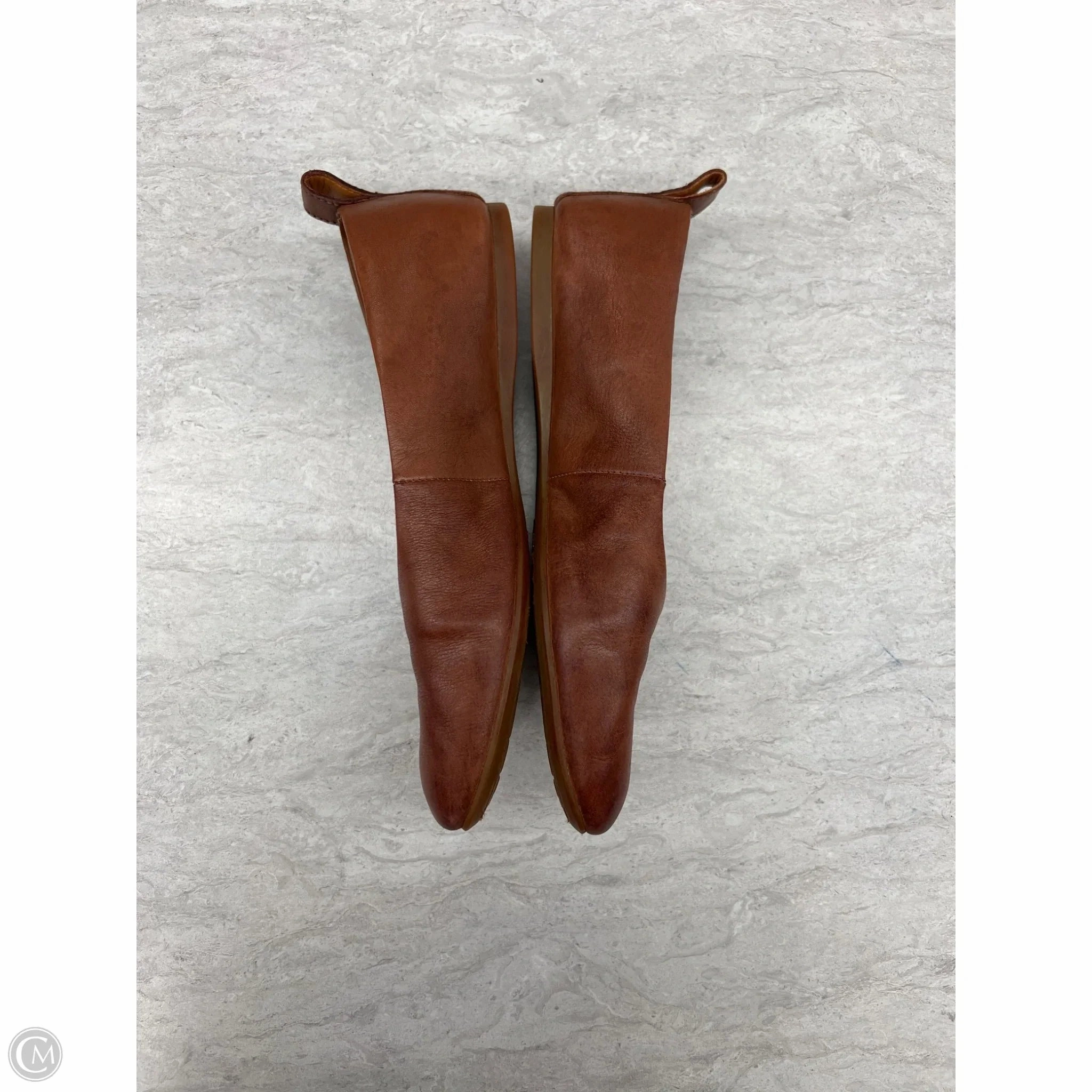 Shoes Flats By Born In Brown, Size: 6.5