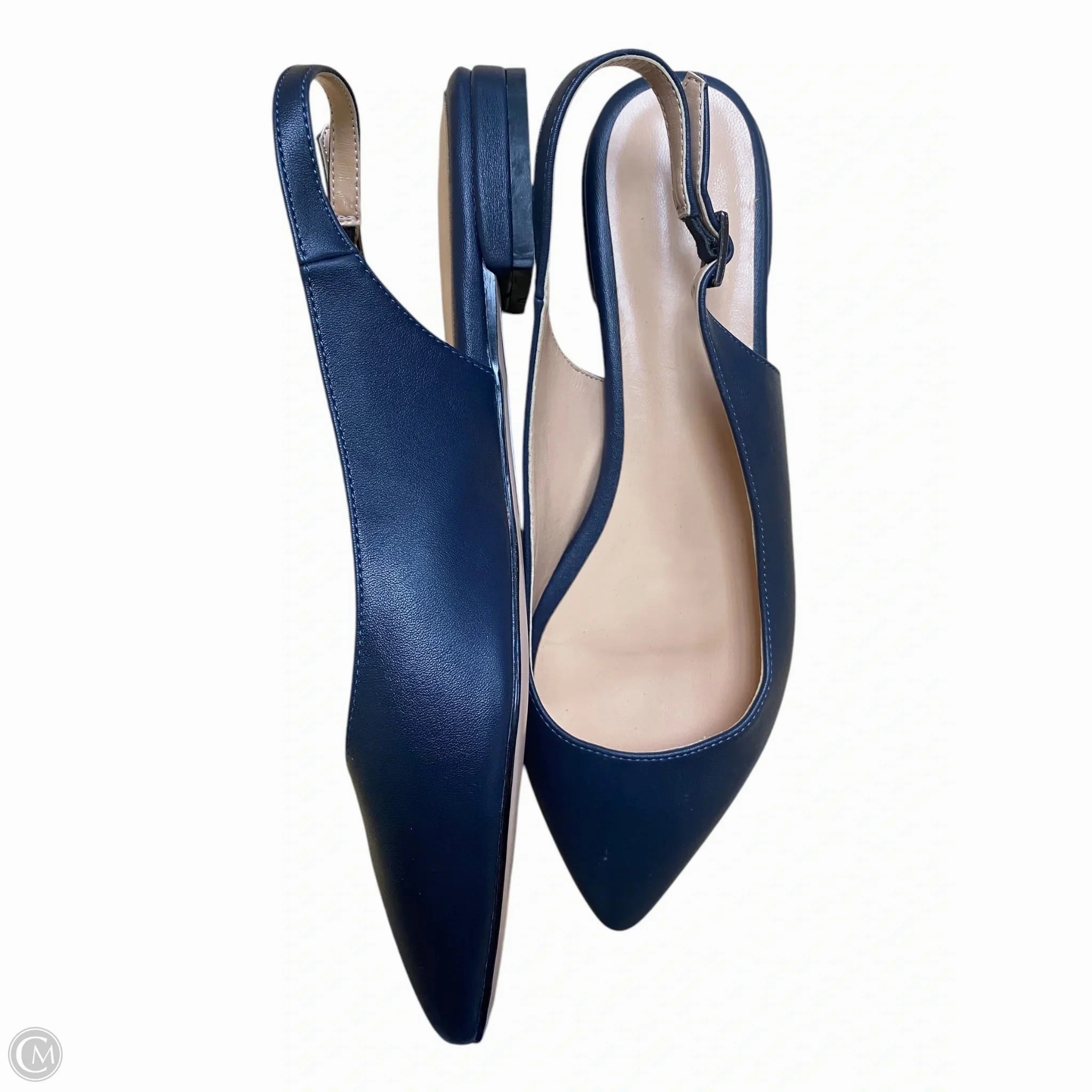 Shoes Flats By Clothes Mentor In Navy, Size: 7.5