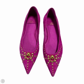Shoes Flats By Jeffery Campbell In Gold & Purple, Size: 7.5