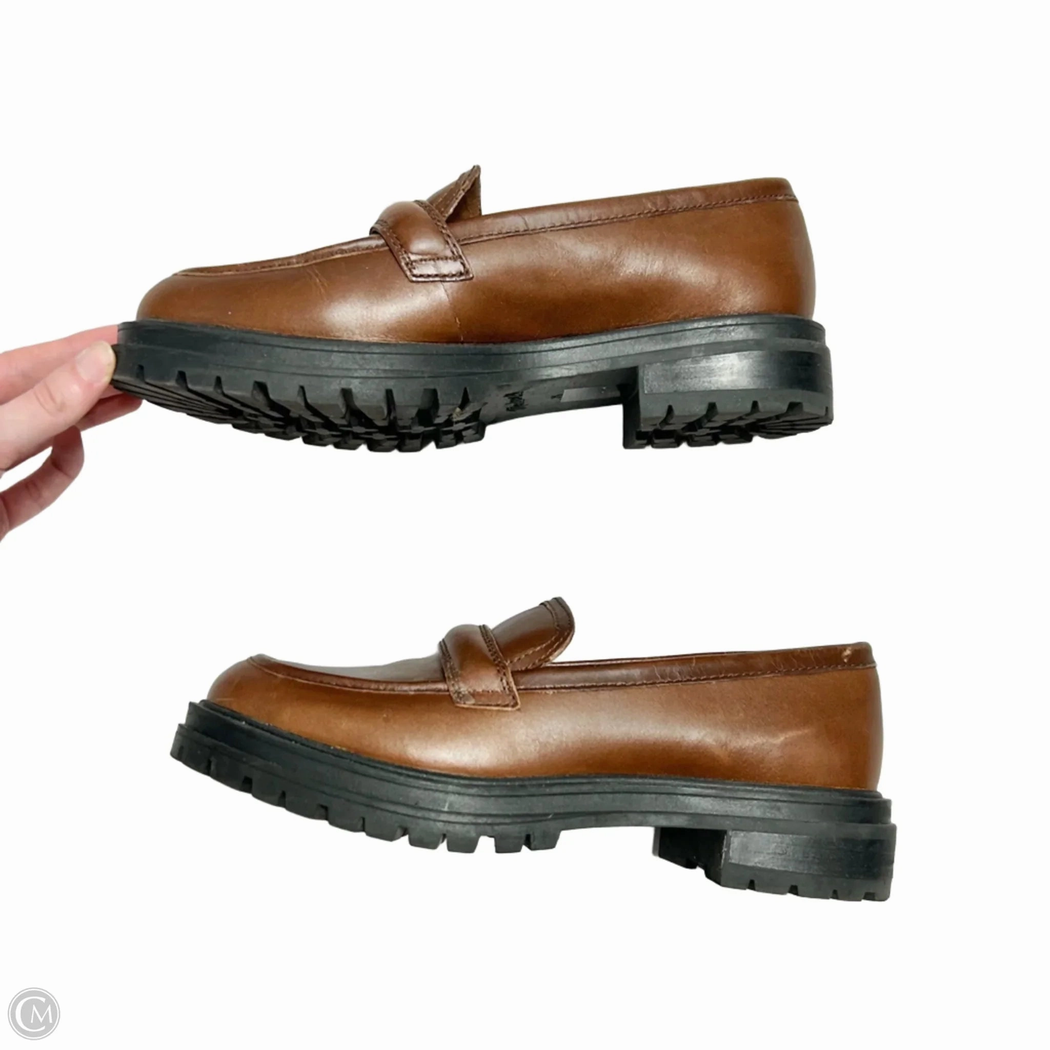 Shoes Flats By Madewell In Brown, Size: 7.5