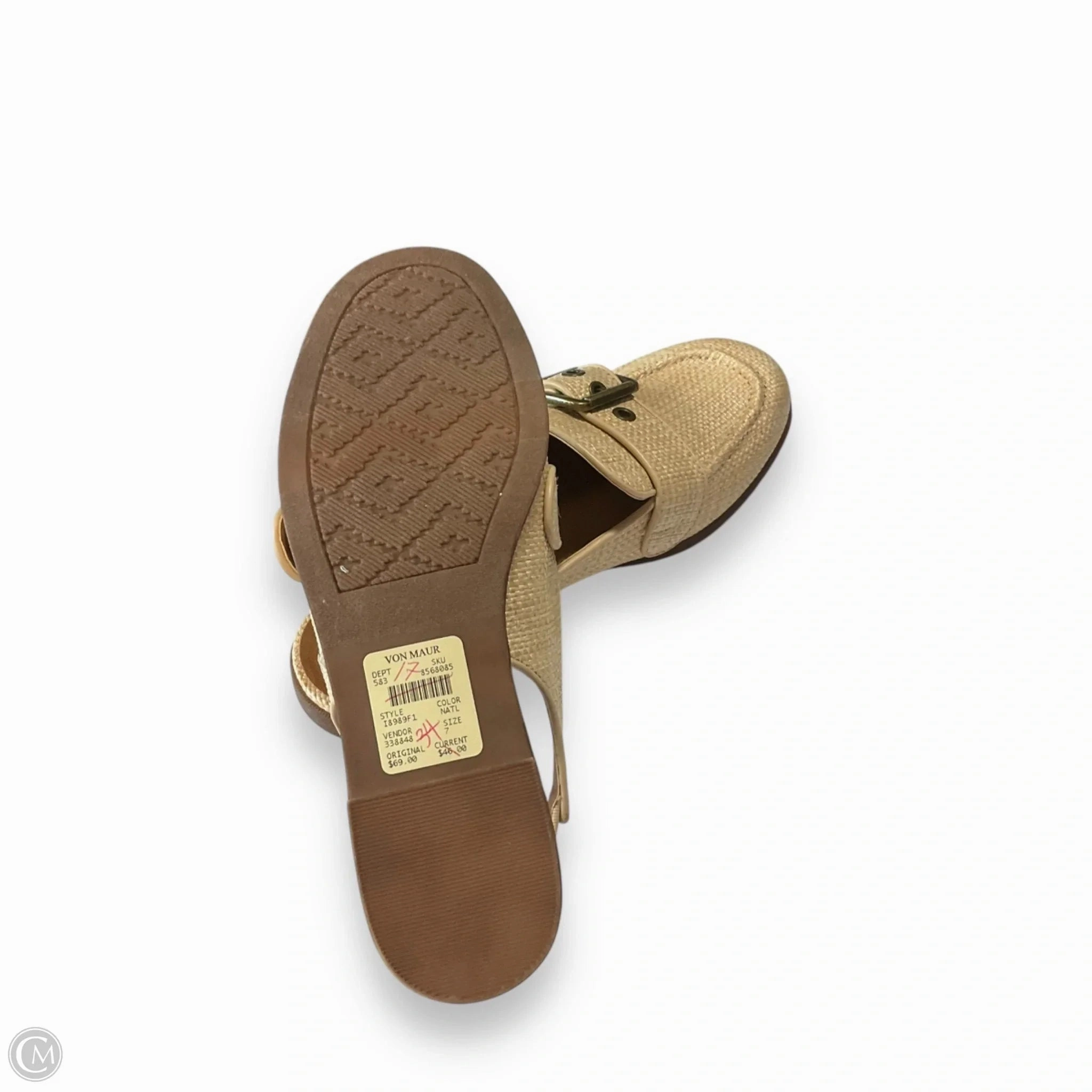 Shoes Flats By Zodiac In Tan, Size: 7